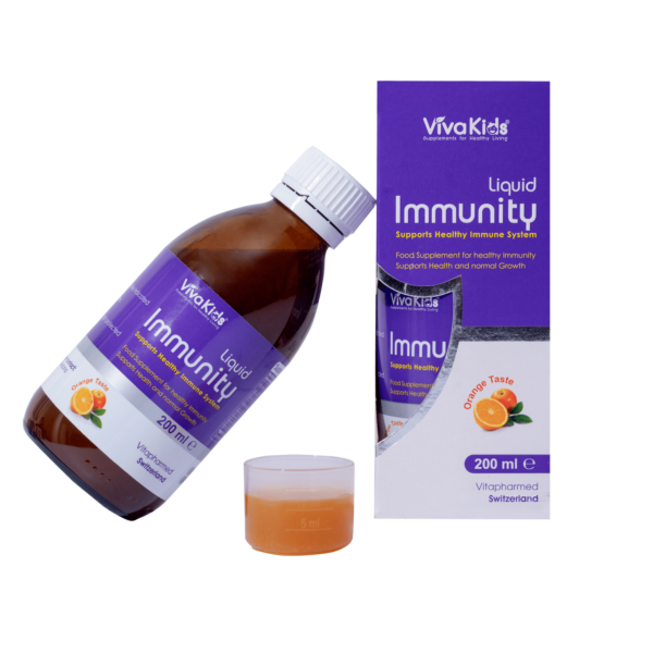 Tăng đề kháng VivaKids Immunity Liquid dạng dung dịch uống